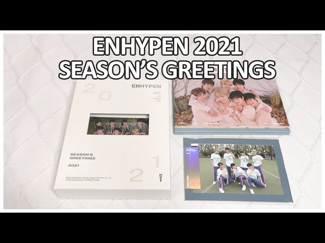 ✨ UNBOXING ENHYPEN 2021 Season's Greetings | 엔하이픈 - YouTube