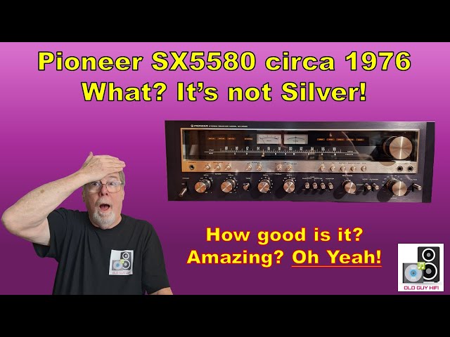 A review of the very rare Pioneer SX-5580 circa 1976. Not sold in