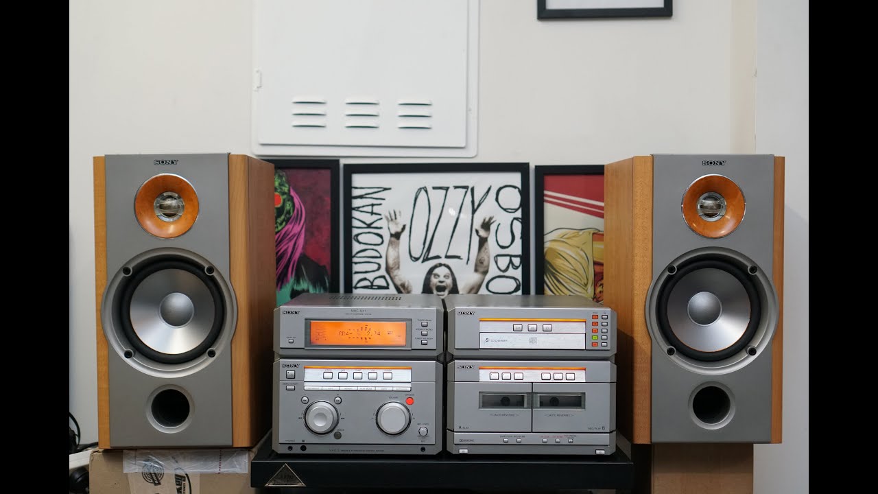 Sony MHC-NX1 Mini HiFi Component System with SS-NX1 Speakers - YouTube