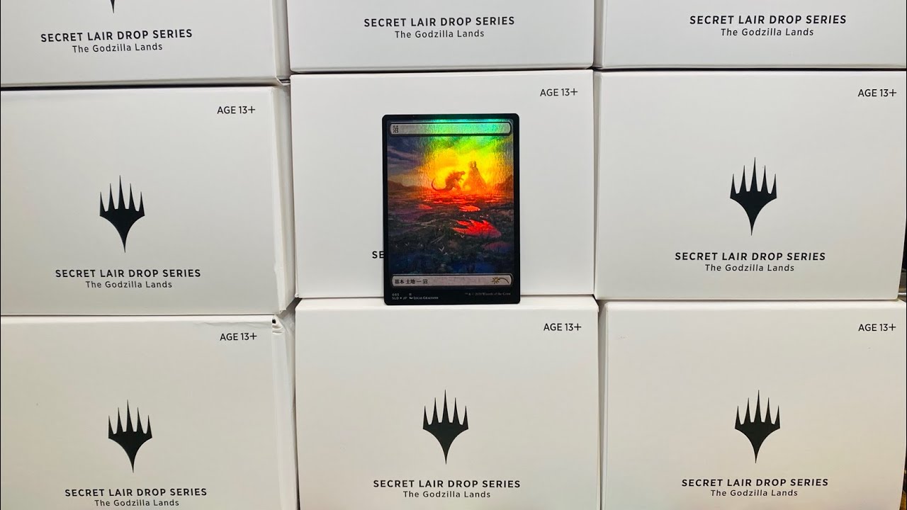 The Godzilla Lands Secret Lair Drop series - YouTube