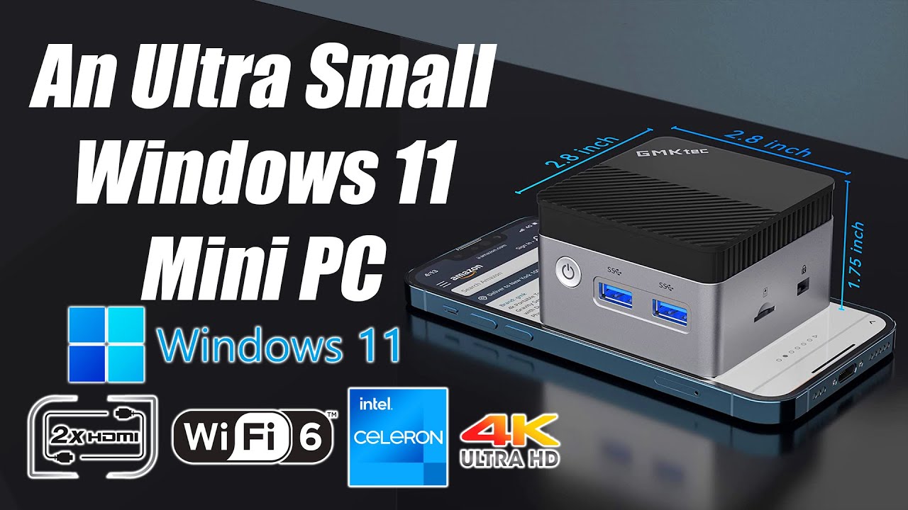 The NucBox 5 Is An All-New Super Tiny Windows 11 4K Mini PC! Hands