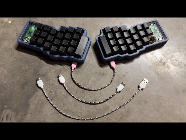 How to Build Custom Mechanical Keyboard Cables - YouTube