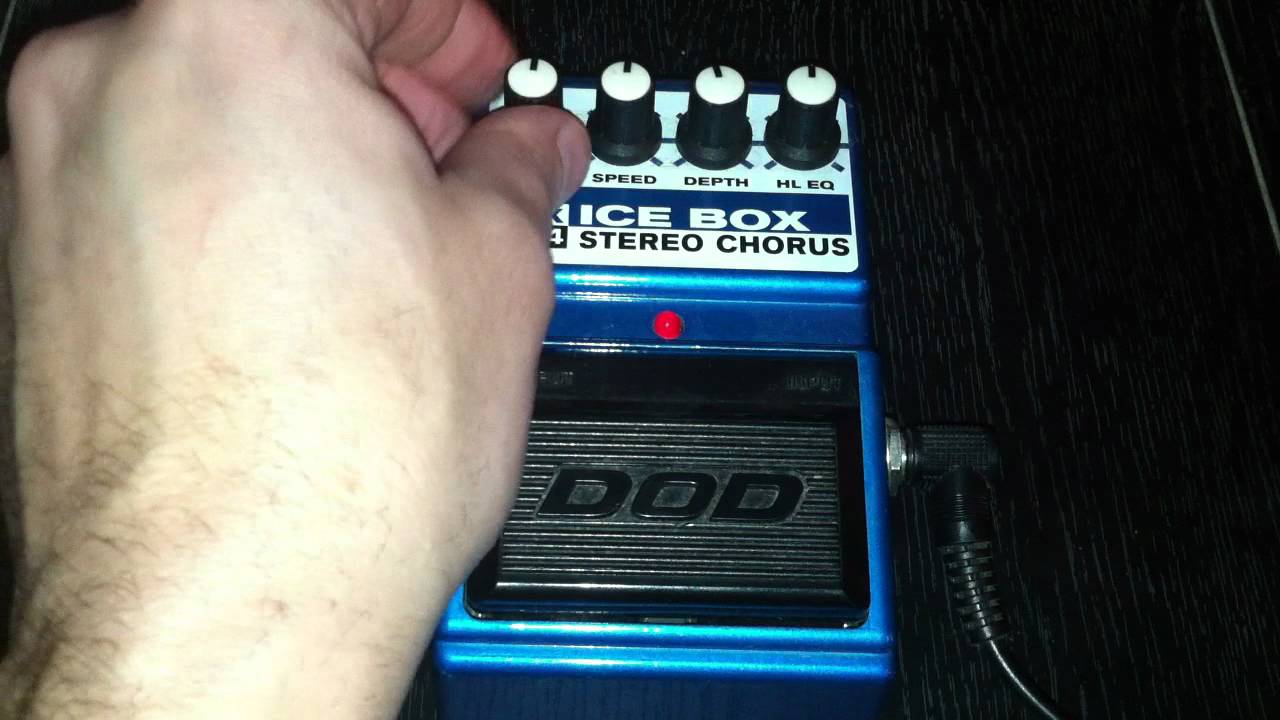 DOD Ice Box Stereo Chorus (FX-64) Demo - YouTube