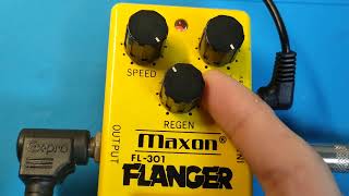Reverb Sale: Maxon FL-301 Flanger Functionality Test - YouTube
