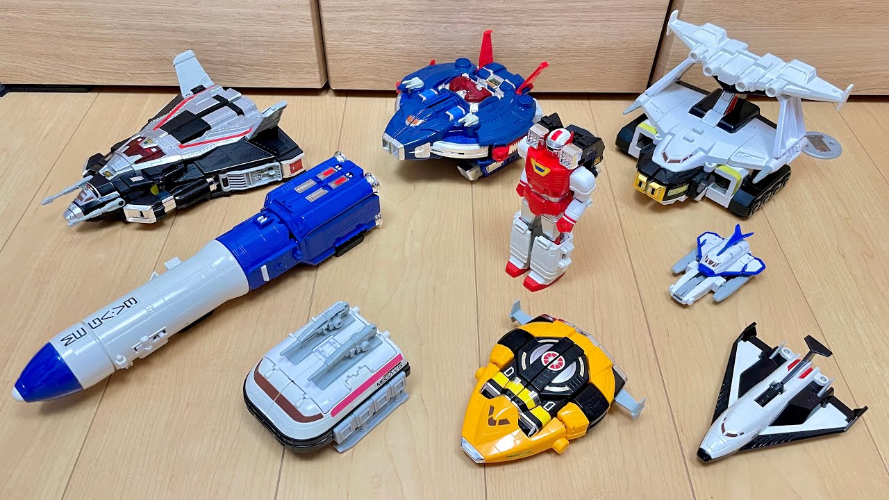 PowerRangers in Space All Megazord】サーフィンしようぜ⁉︎電磁戦隊