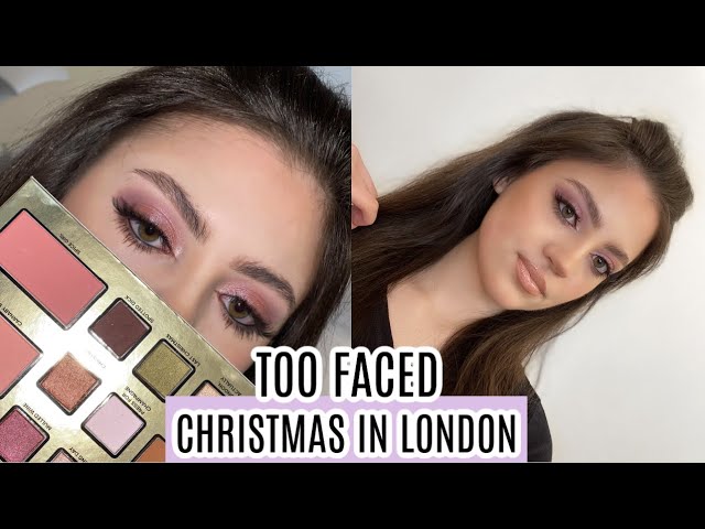 TOO FACED CHRISTMAS IN LONDON PALETTE REVIEW + TUTORIAL - YouTube