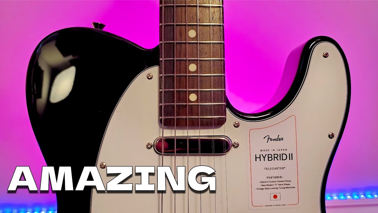 The Fender Made in Japan Hybrid II Telecaster is AMAZING! - YouTube