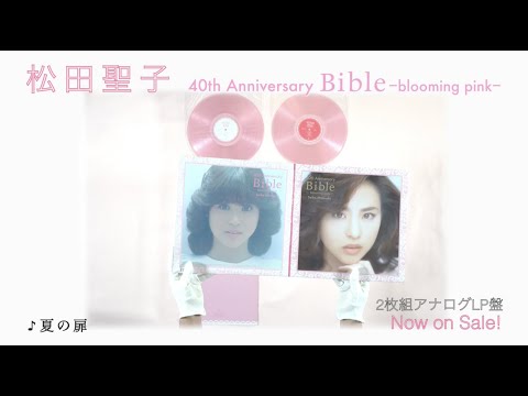 松田聖子 2LP『Seiko Matsuda 40th Anniversary Bible〜blooming pink