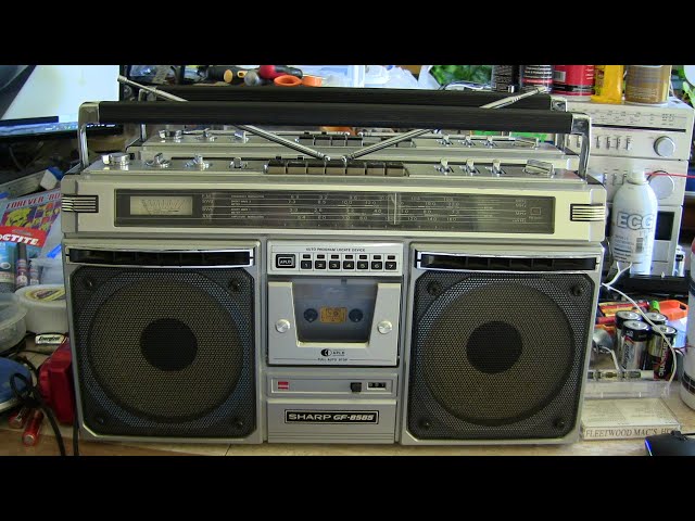 Sharp GF-8585 APLD cassette radio boombox how to restore March