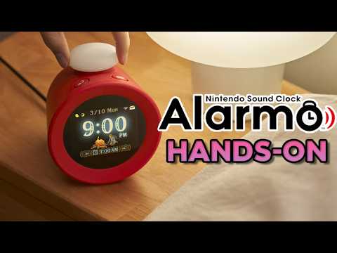 Hands on with Nintendo Sound Clock: Alarmo - YouTube