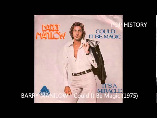 BARRY MANILOW - Could It Be Magic (1975) - YouTube