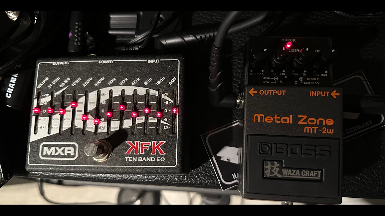 MXR KFK 10BAND EQ AND BOSS METAL ZONE🤘🏻 - YouTube
