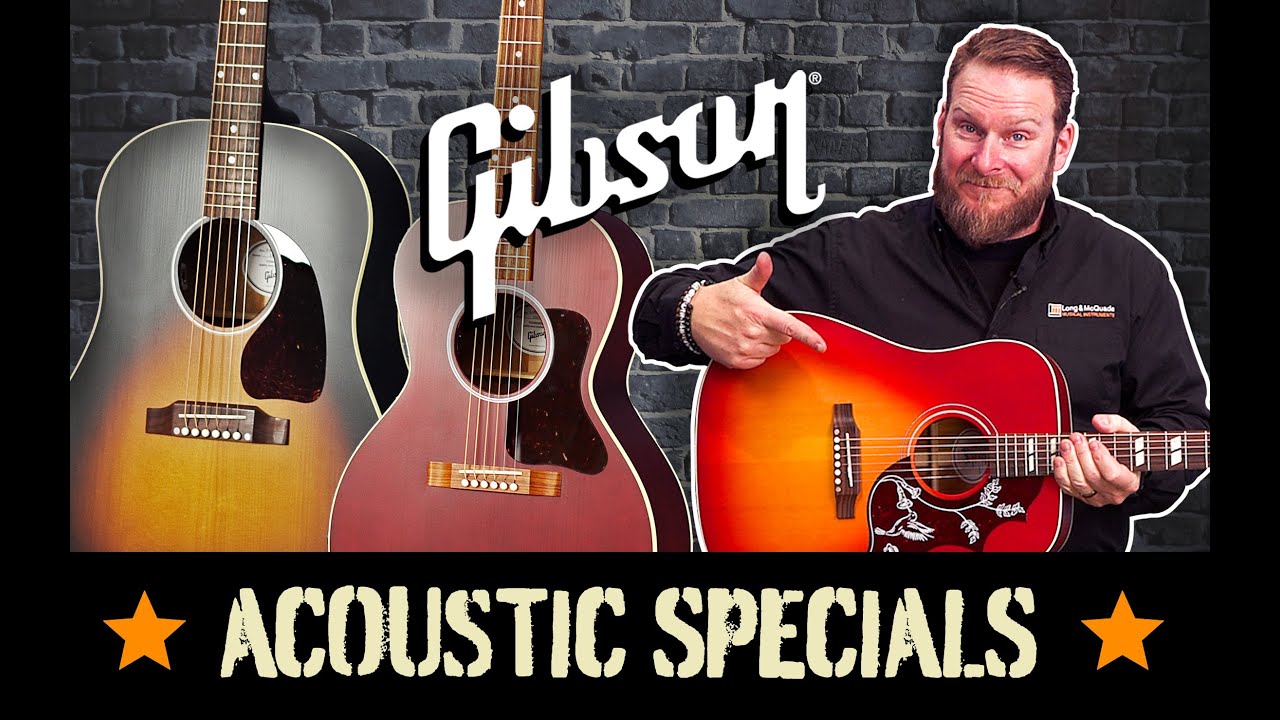 NEW 2025 Gibson Acoustic Specials – Stunning Looks, Untouchable