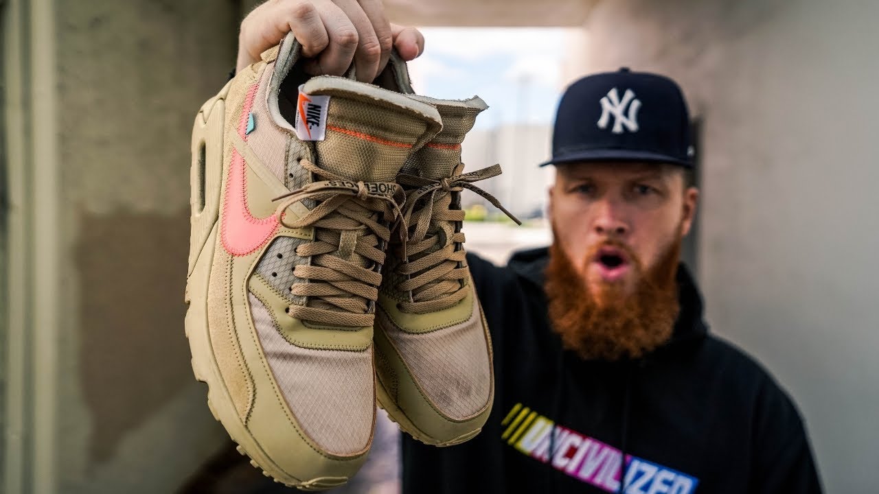 update: AFTER WEARING THE OFF WHITE NIKE AIR MAX 90 DESERT ORE FOR