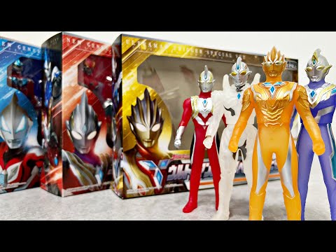 3 types complete!] Ultraman Trigger Special Soft Vinyl Set Yamada