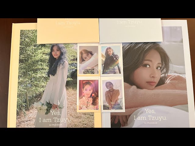 Unboxing] Yes, I am Tzuyu 1st Photobook ⟡ Peach & Blue versions
