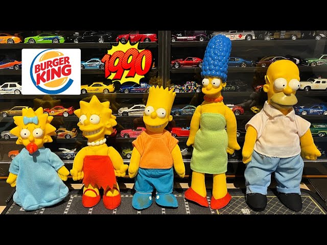 1990 THE SIMPSONS BURGER KING PLUSH TOYS - YouTube