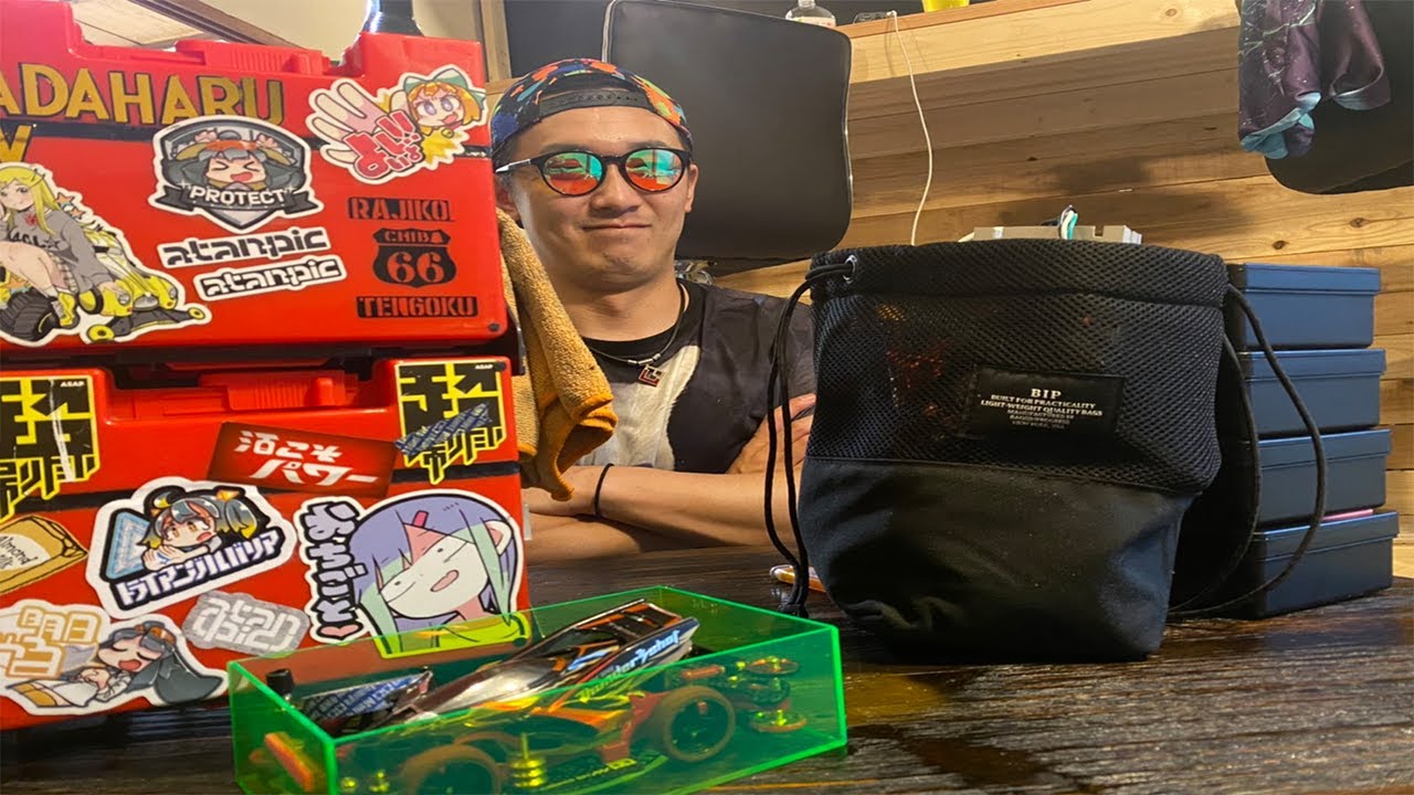 ミニ四駆】さだはるの大会ピットボックス紹介 - YouTube