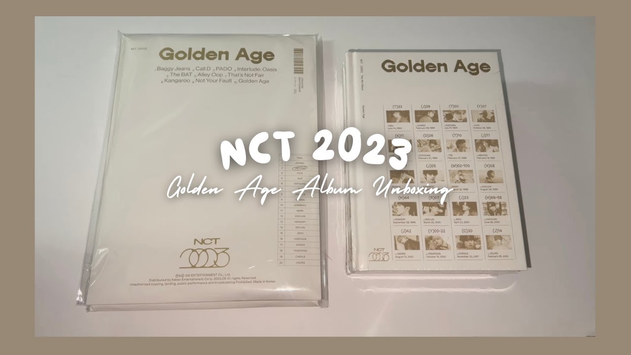 Unboxing NCT 2023 Album 'Golden Age' [Archiving & Collecting Vers