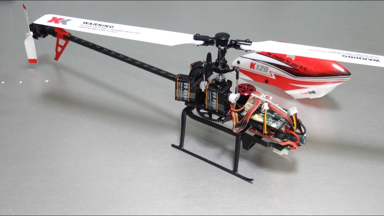 XK K120 brushless tail（XK K110 Receiver Board） - YouTube