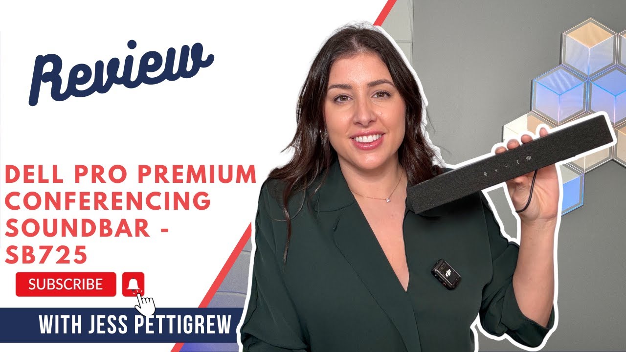 Dell Pro Premium Conferencing Soundbar SB725 - YouTube