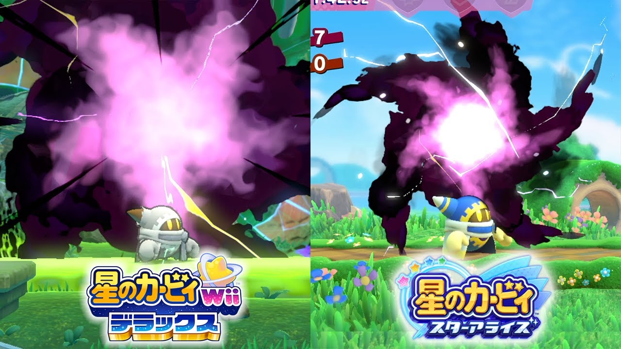 Kirby's Return to Dream Land Deluxe - All Magolor Moves Comparison