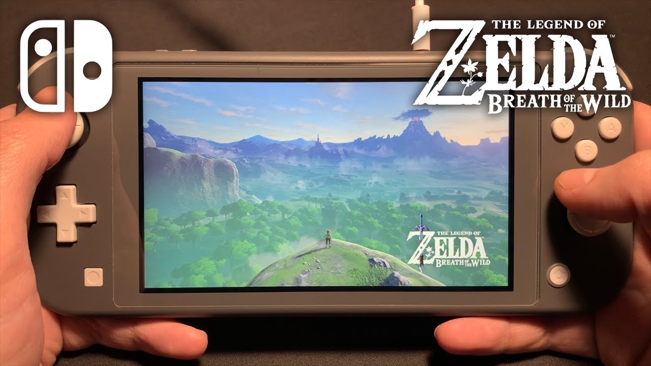 Breath Of The Wild on Nintendo Switch Lite - YouTube