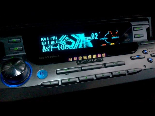 Pioneer Carrozzeria MEH-P717 - MD / MDLP - Japan - YouTube