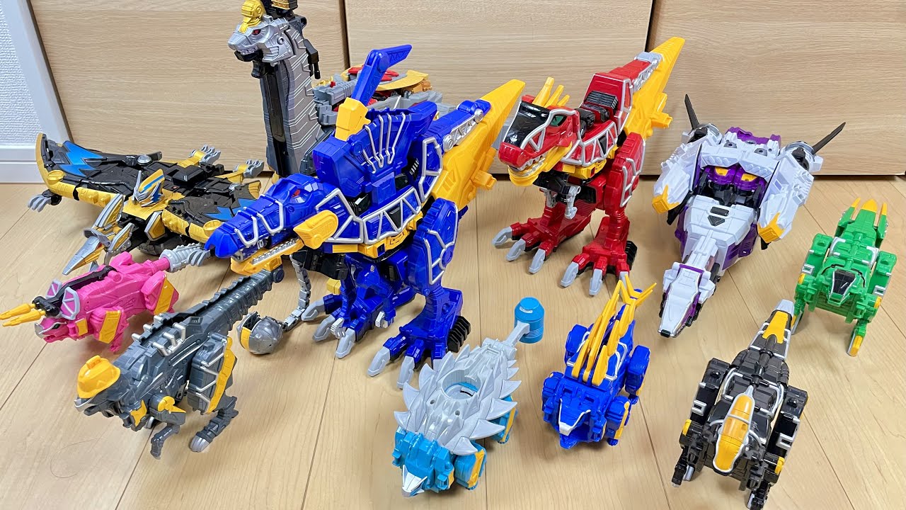 PowerRangers DinoCharge_5】他の獣電竜と合体できる⁉︎キョウリュウ
