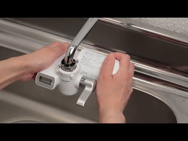 浄水器 TK-CJ22カートリッジ交換方法【パナソニック公式】 - YouTube