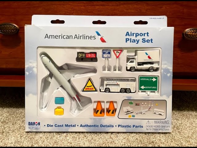 Daron Realtoy American Airlines New Livery Airport Playset Review