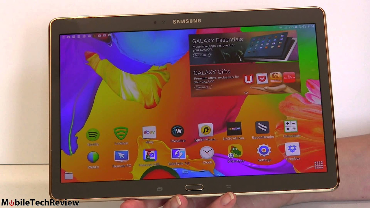 Samsung Galaxy Tab S 10.5 Review - YouTube