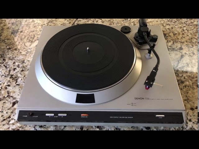 Denon DP-30L Turntable (1981) - YouTube