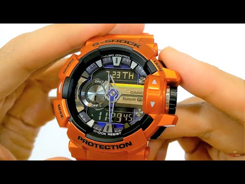 CASIO G-SHOCK BLUETOOTH GBA-400-4BDR UNBOXING - YouTube