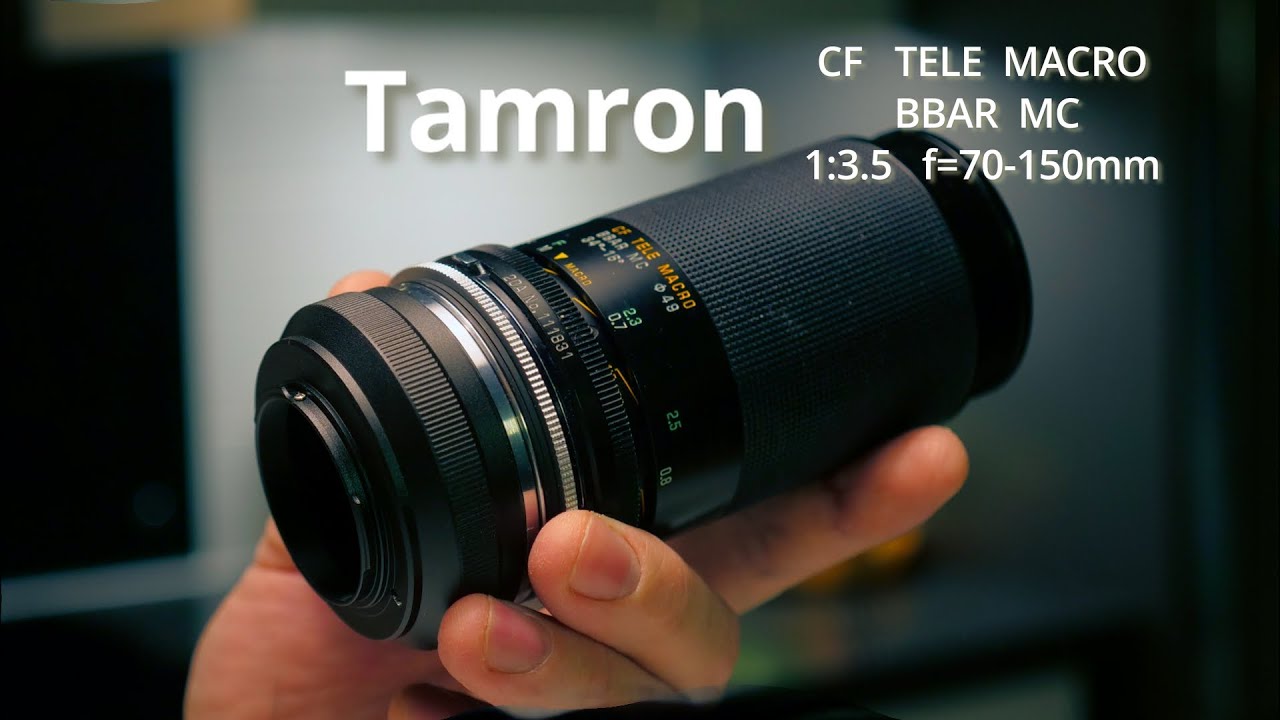 Tamron 70-150 mm 1: 3.5 CF TELE MACRO BBAR MC - YouTube