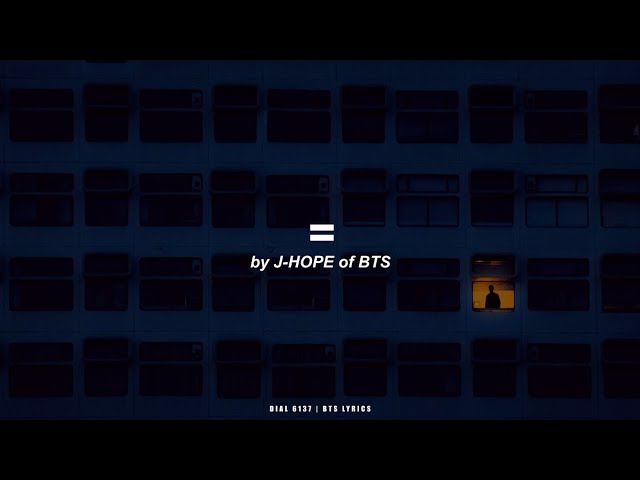 Equal Sign) | J-Hope (BTS - 방탄소년단) English Lyrics - YouTube
