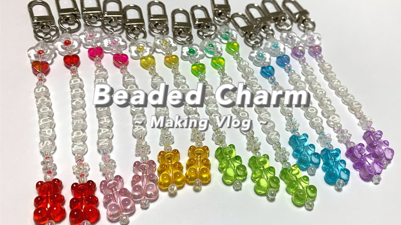 自作ネームストラップ】SHEIN購入品｜ビーズ｜手づくり｜ハンドメイド