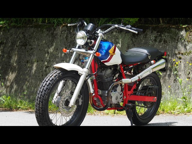 HONDA FTR223】ダートトラッカーカスタム 左出しスーパートラップ