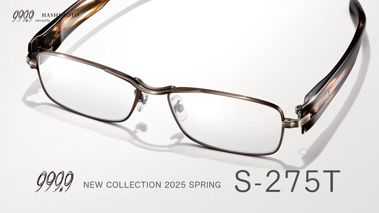999.9] Four Nines' widest temples at 16mm! 2025 Spring New Frame S