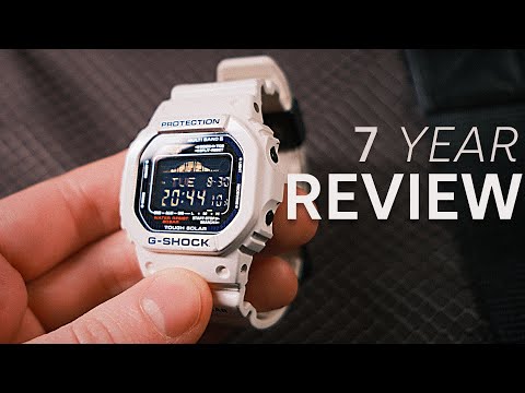 G-SHOCK Square Solar 7 Year Review (GWX-5600C) - YouTube