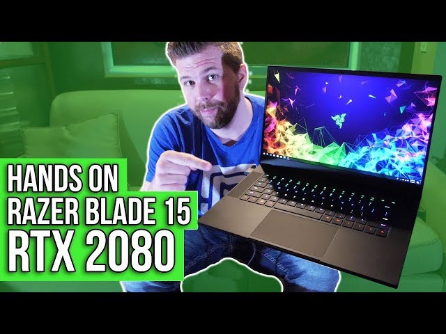 Razer Blade 15 RTX 2080 Hands On! Battlefield V RTX ON at CES 2019