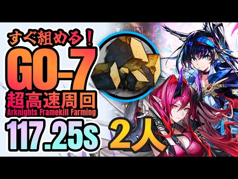 超高速周回】GO-7 無駄に速すぎる源岩掘り 2人 《落日の向こうへ