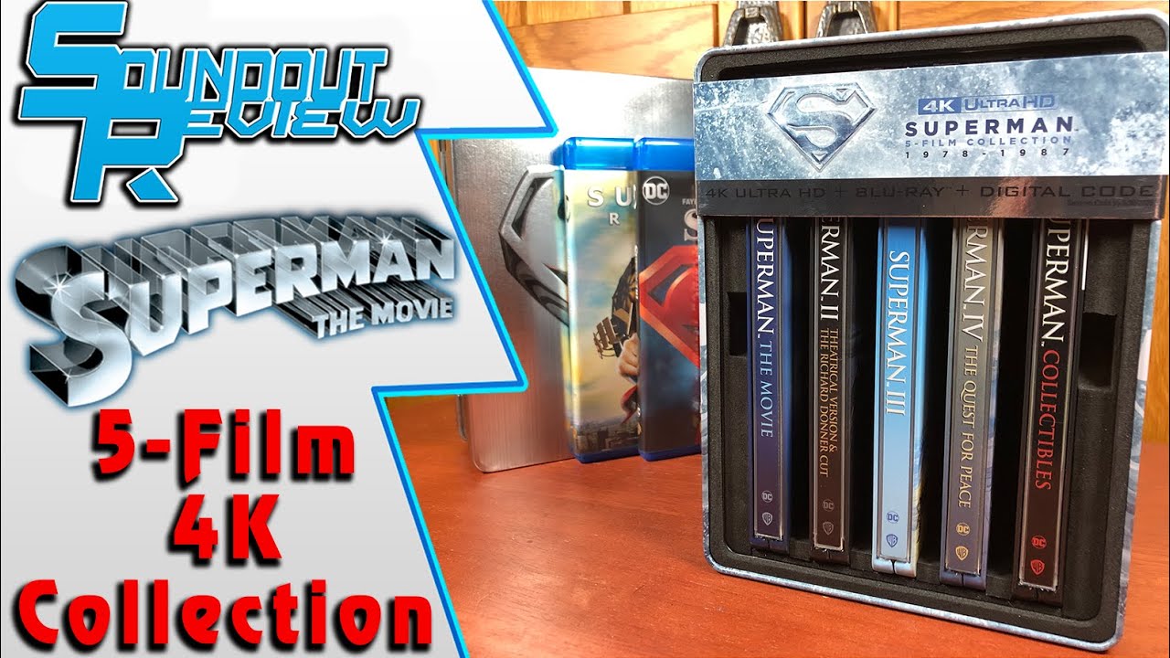 Superman 4K Blu-Ray 5-Film Steelbook Collection Review: Is it