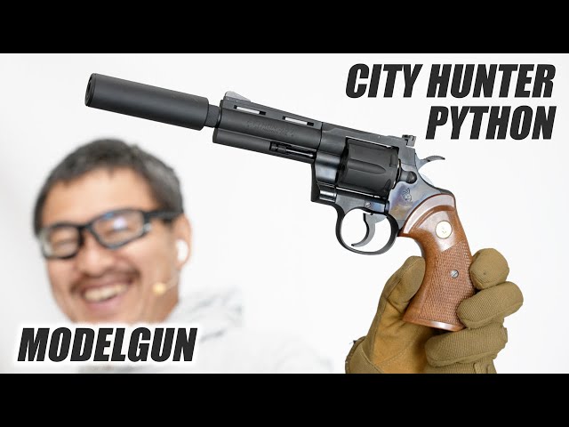 シティーハンター公式コラボ コルトパイソン 冴羽獠モデル タナカ