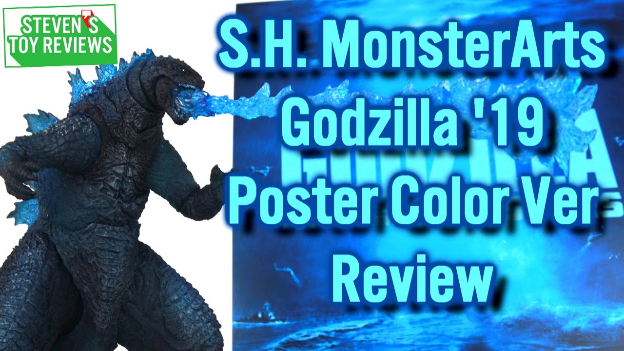 S.H. MonsterArts Godzilla 2019 Poster Color Ver Review - YouTube