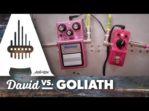 Ibanez Mini Analogue Delay vs Maxon AD-9 PRO Analog Delay - YouTube