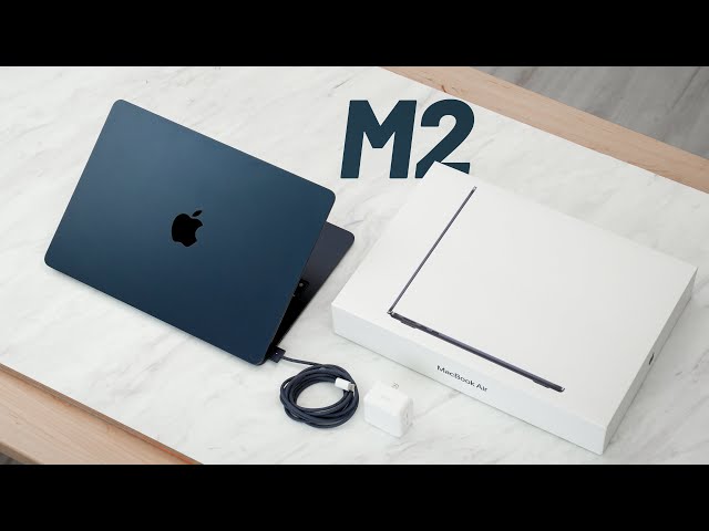 MacBook Air M2 MIDNIGHT Unboxing and Setup - 2022 - YouTube
