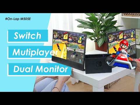 M505Eモバイルモニター -ビデオ 折りたたみ 背面接続 | Gechic