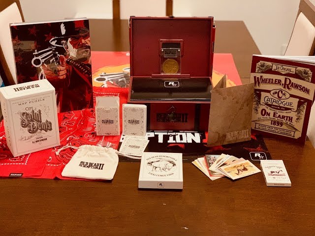 Red Dead Redemption 2 Collector's Box Unboxing - YouTube