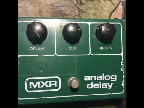 MXR M118 Analog Delay Vintage Demo - YouTube